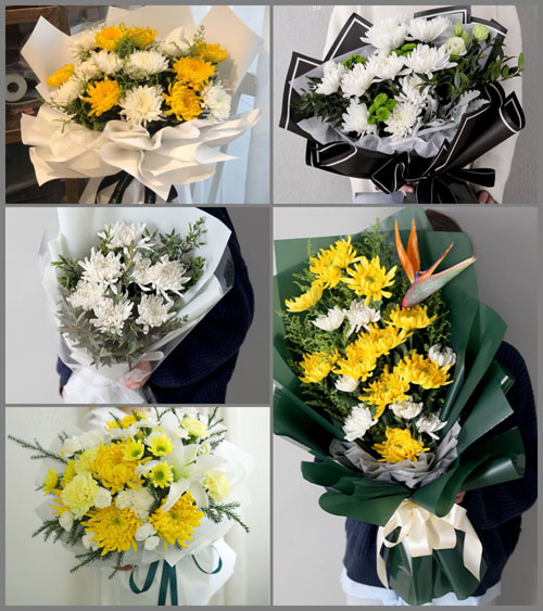 贵州铜仁市沿河县淇滩镇蔡家村白事花束代送